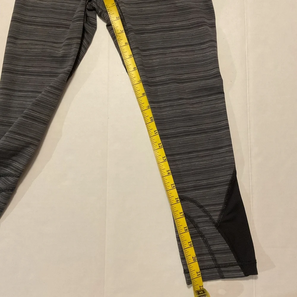Lululemon Women’s Crop Leggings Gray Space Dye Mid-Rise